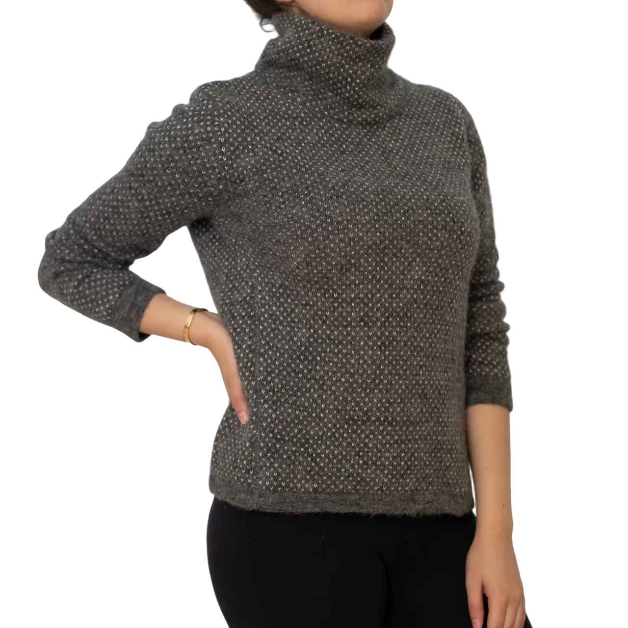 Selbu Mock Alpaca Sweater