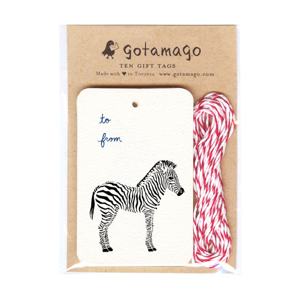 Little Zebra Gift Tags (Set of 10)