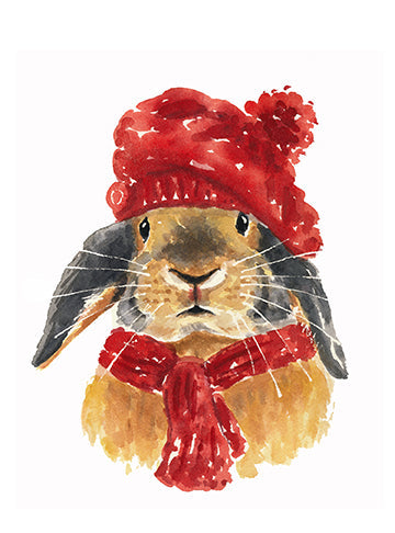 'Winter Rabbit' Card