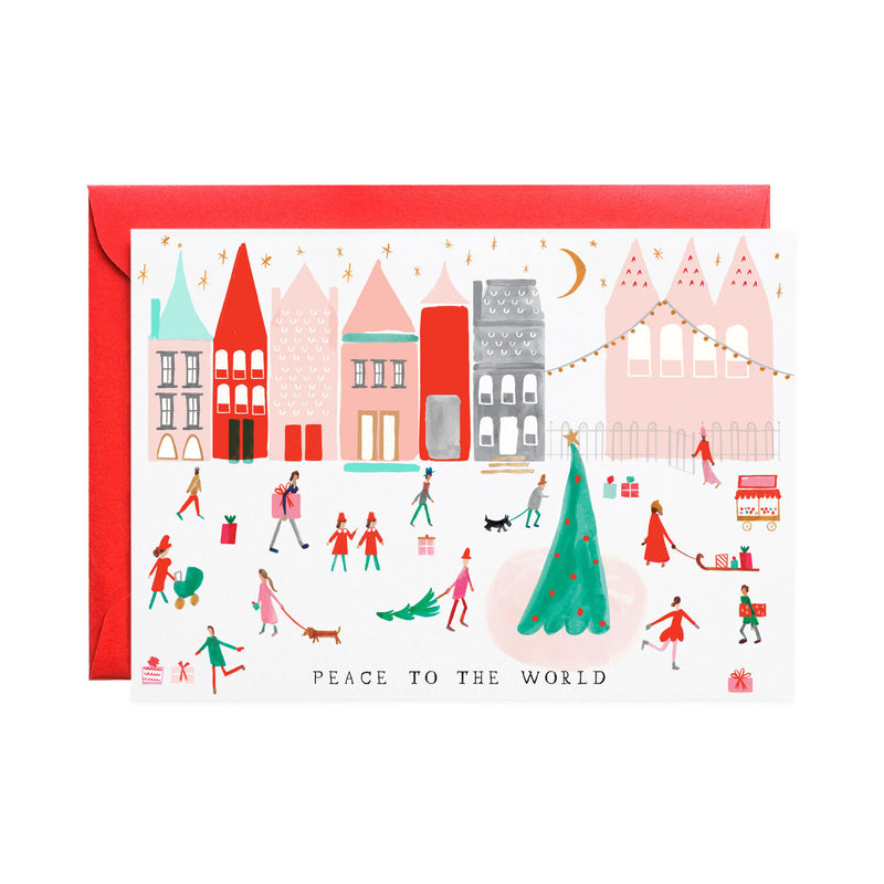 'Peace to the Whole World' Greeting Card