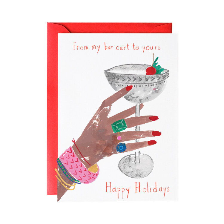 'From My Bar Cart to Yours' Greeting Card