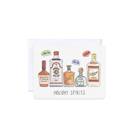 'Holiday Spirits' Mini Card