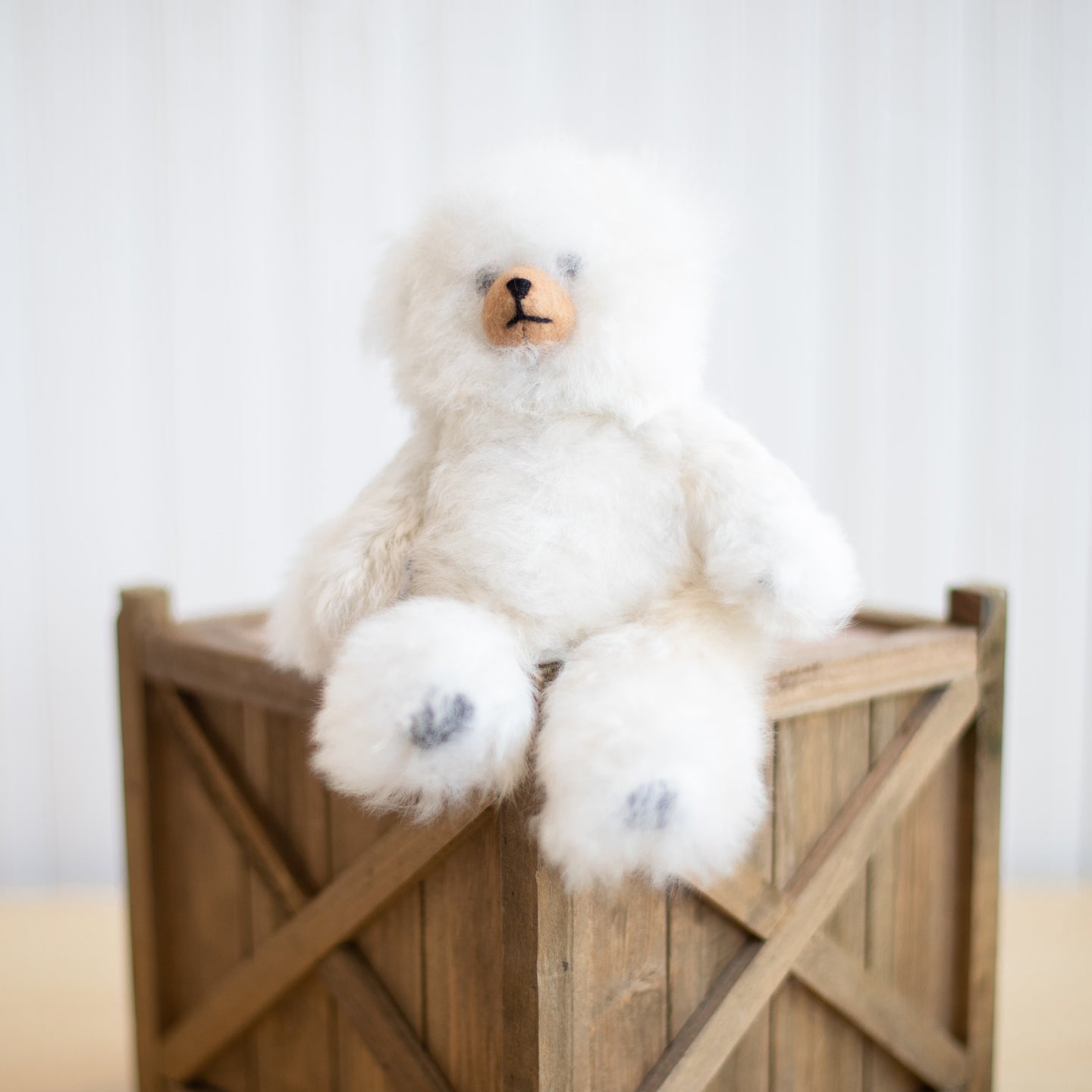 Teddy bear hot sale fur jumper