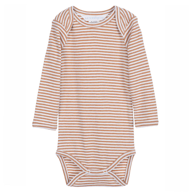 Serendipity Baby Striped Long-Sleeved Onesie