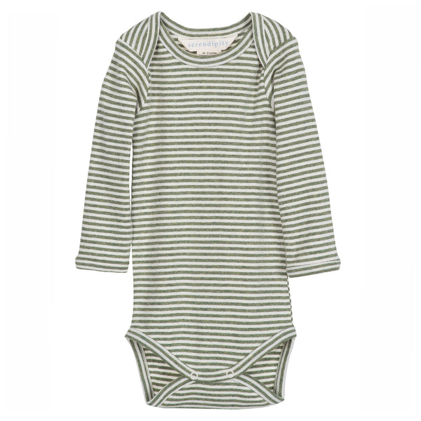 Serendipity Baby Striped Long-Sleeved Onesie