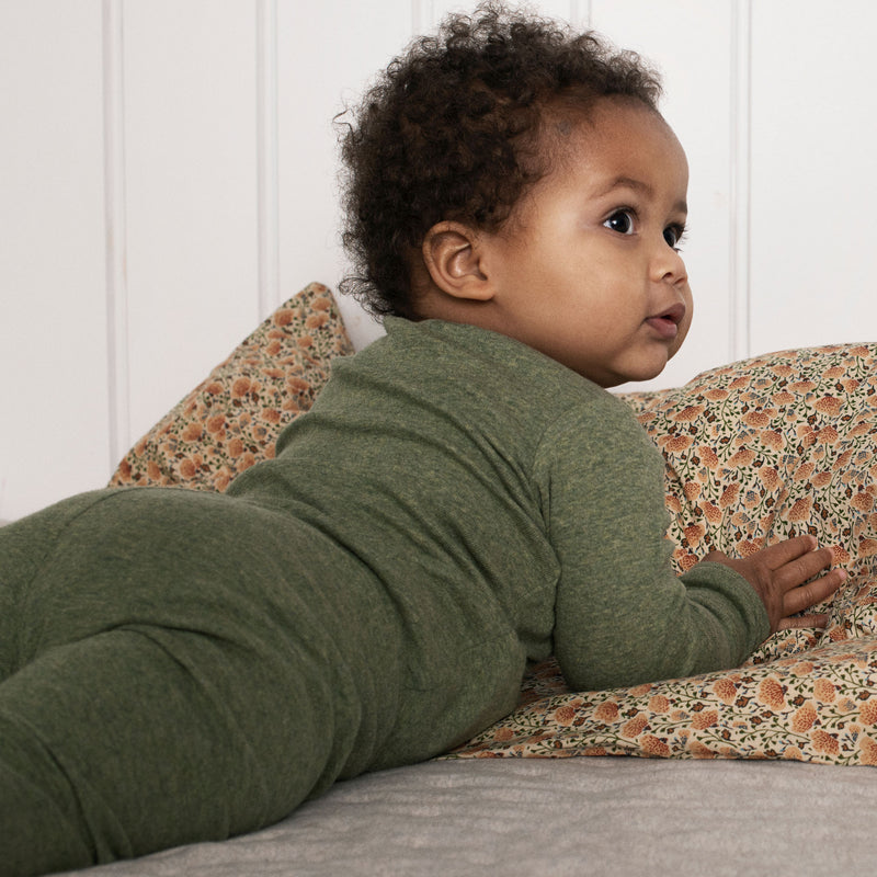 Serendipity Baby Long-Sleeved Solid Onesie