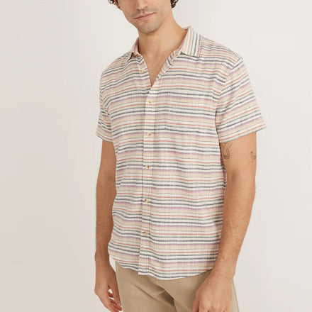 Marine Layer Stretch Selvage Stripe Shirt