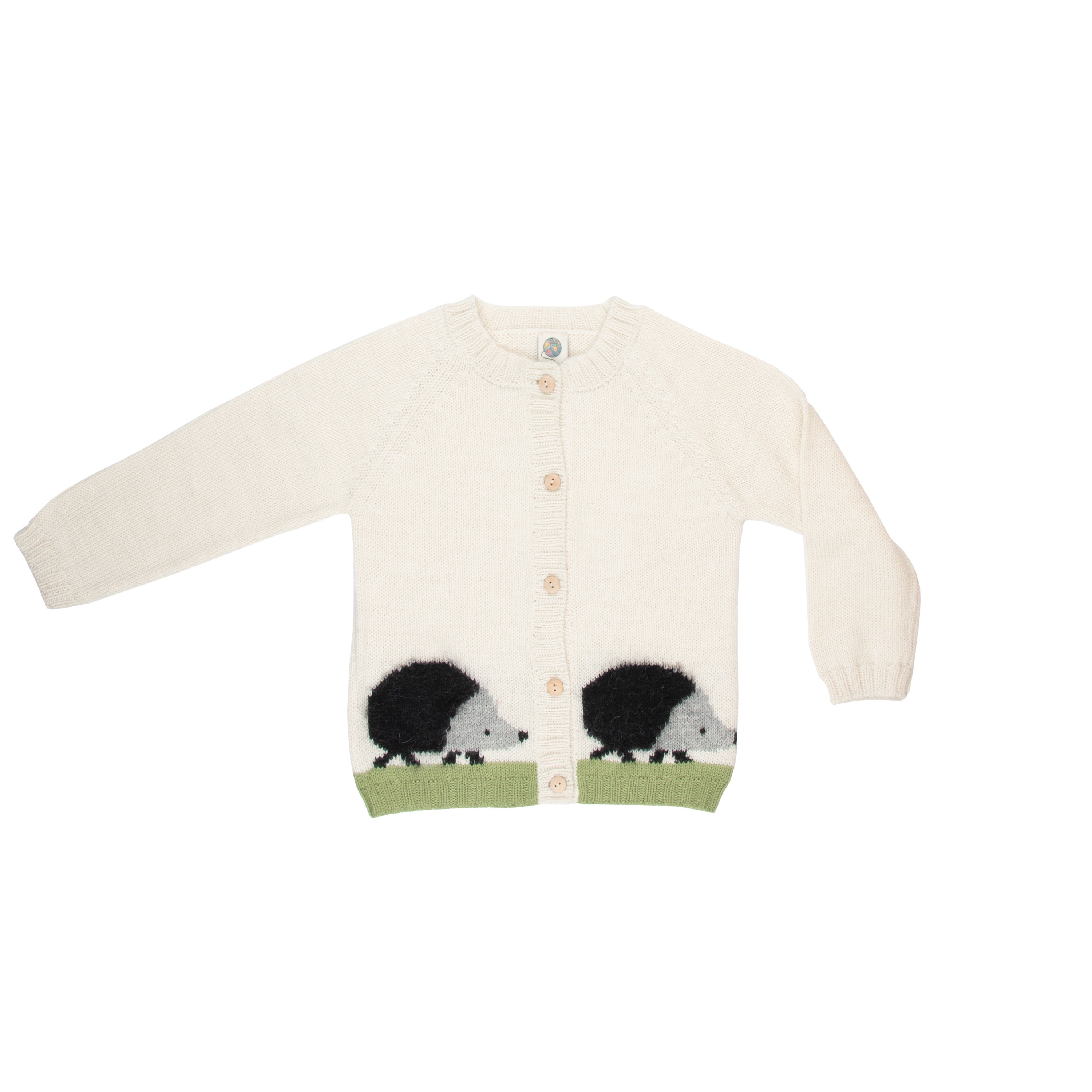Nanay Furry Friend Hedgehog Alpaca Cardigan