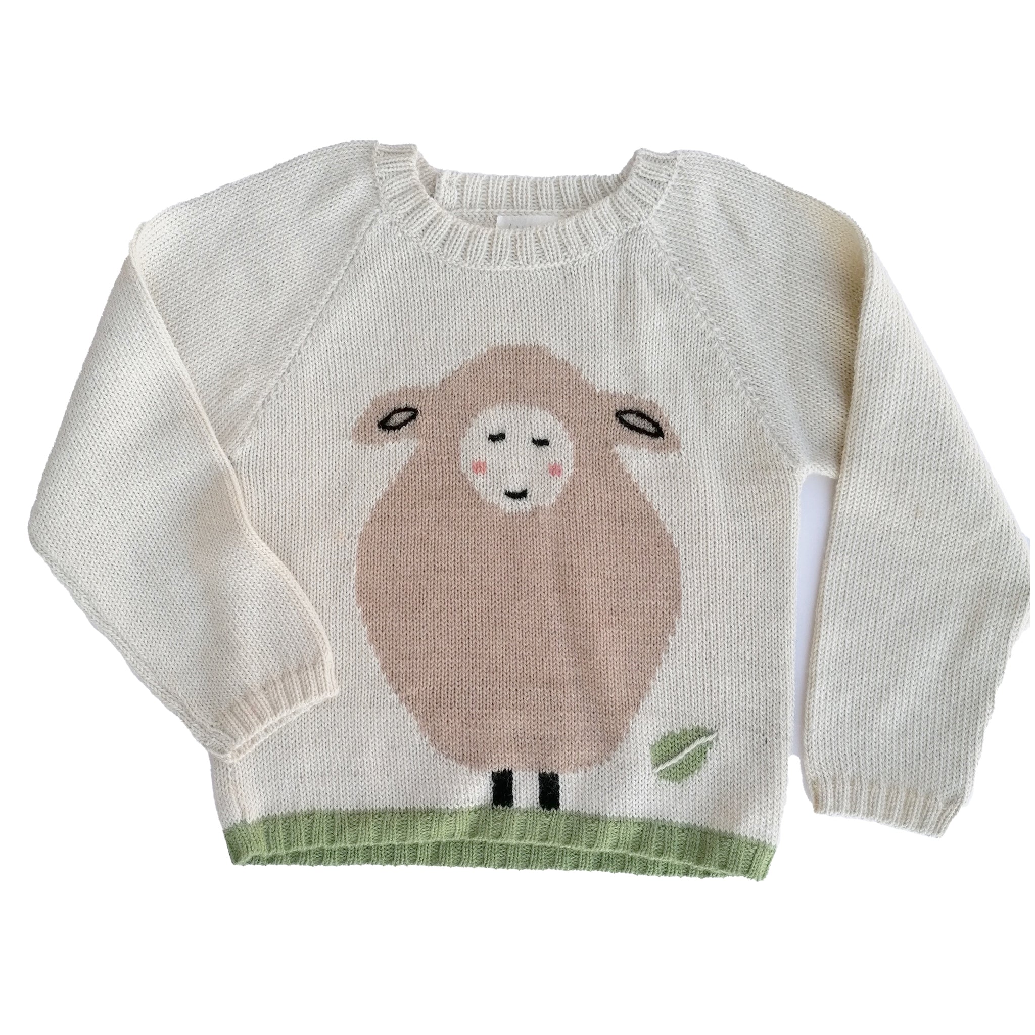 Nanay Little Sheep on the Grass Alpaca Sweater
