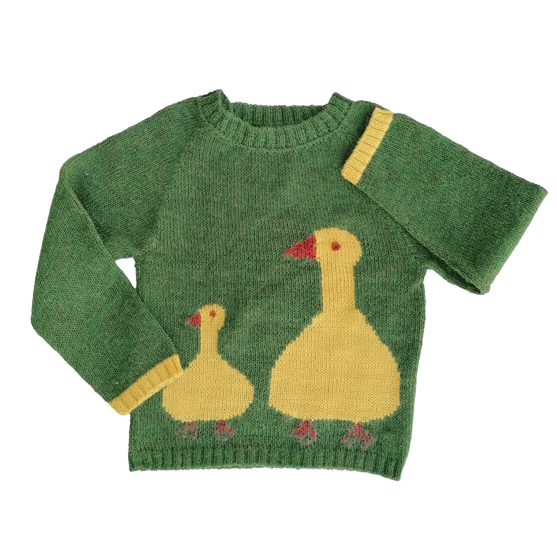 Nanay Ducks in the Meadow Sweater