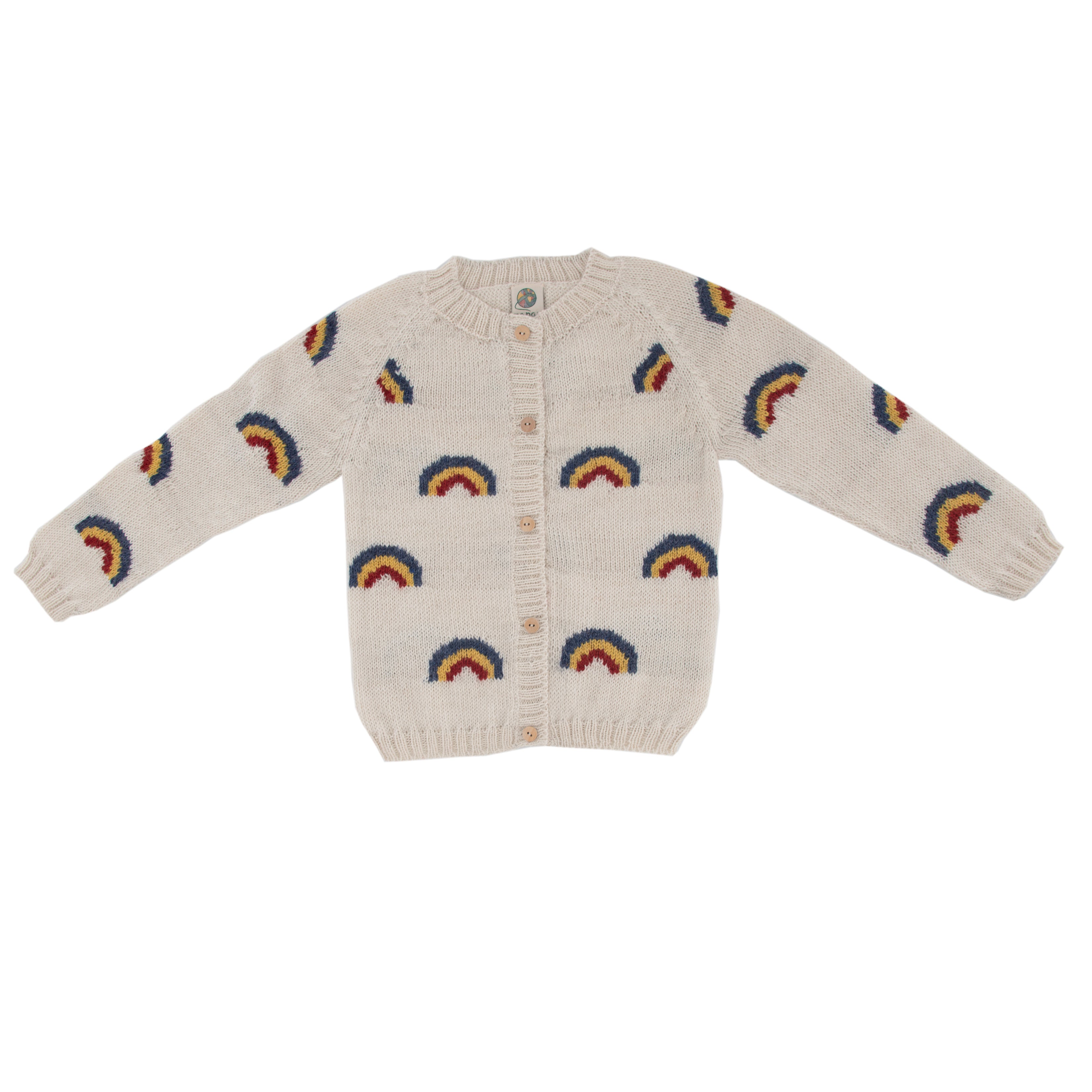 Nanay Rainbow Alpaca Cardigan