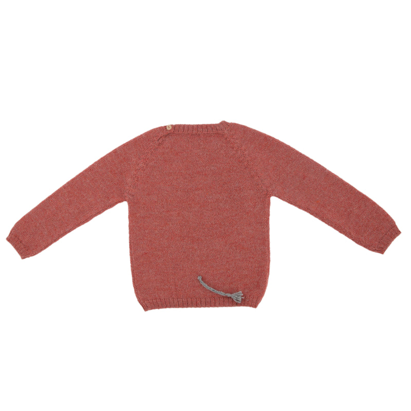 Nanay Floppy Ears Elephant Sweater in Pink