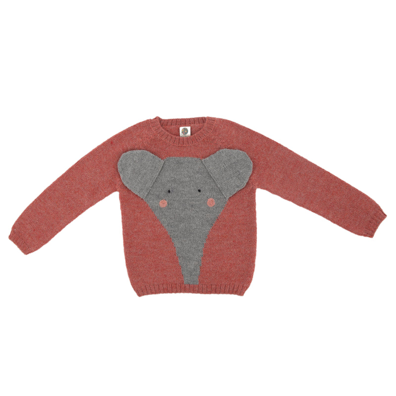 Nanay Floppy Ears Elephant Baby Alpaca Sweater