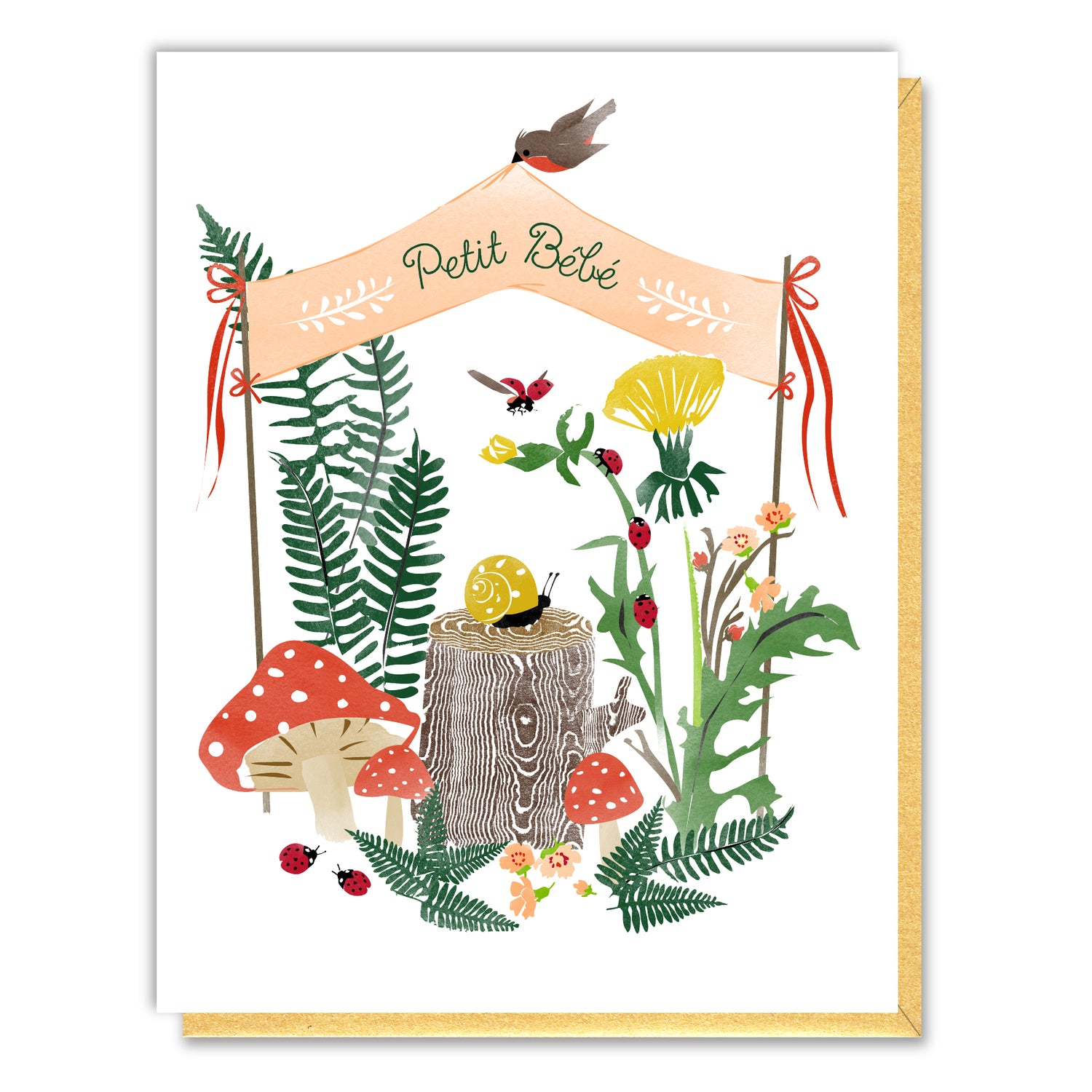 'Petite Bébé' Newborn Card