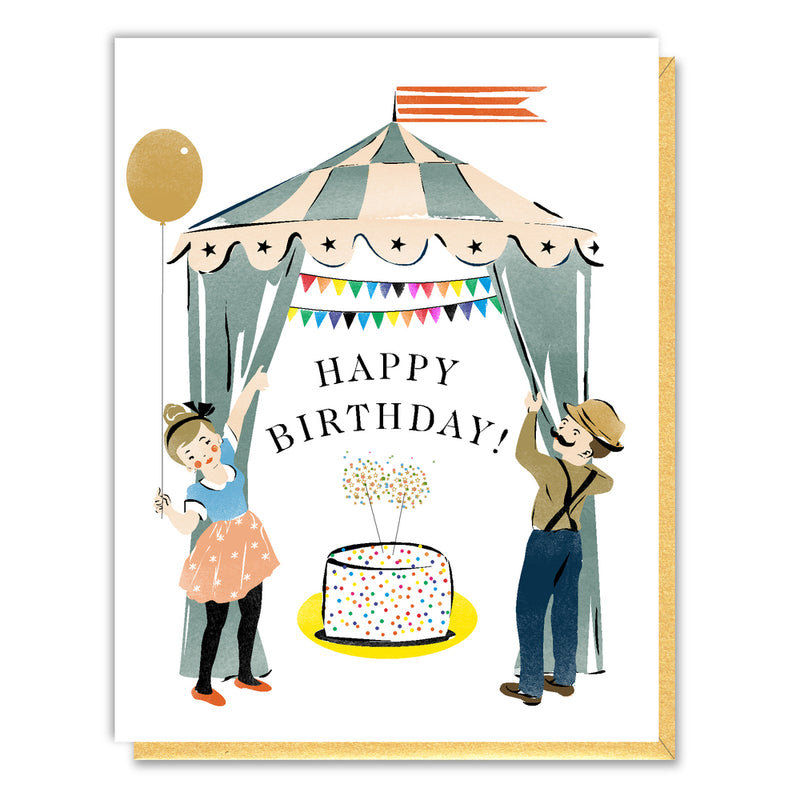 'Surprise Cake Birthday' Birthday Card
