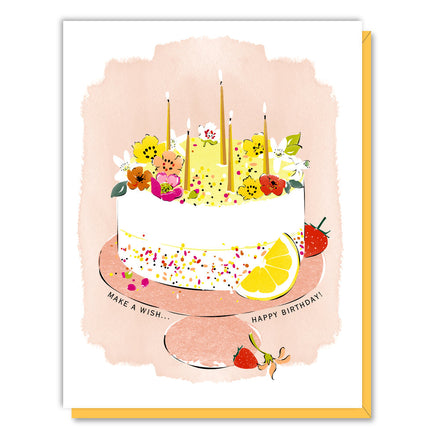 'Lemon Cake' Birthday Card