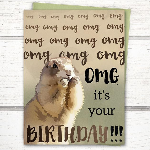 'OMG! It's Your Birthday!' Card