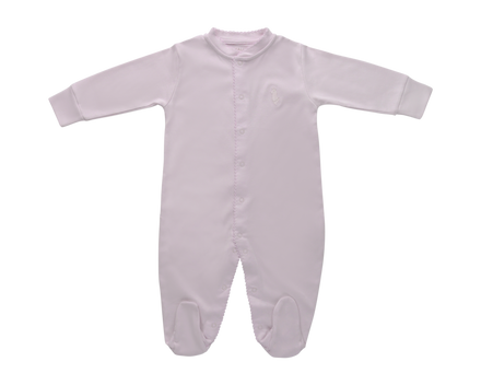 Pima Lima Babies Solid Footed Jumpsuit