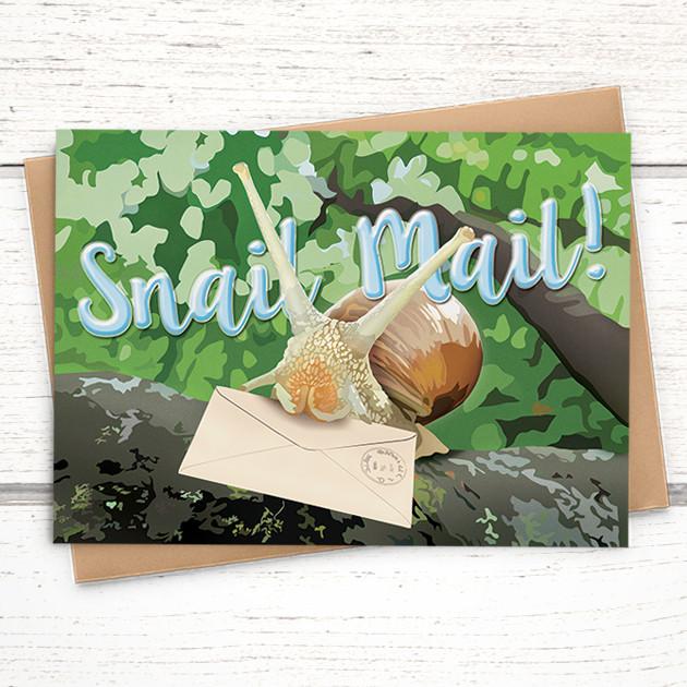 'Snail Mail' Card