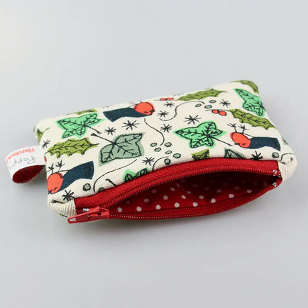 Christmas Robin Small Useful Purse