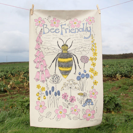 Bee Friendly Tea Towel