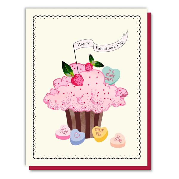 'Valentine Cupcake' Card