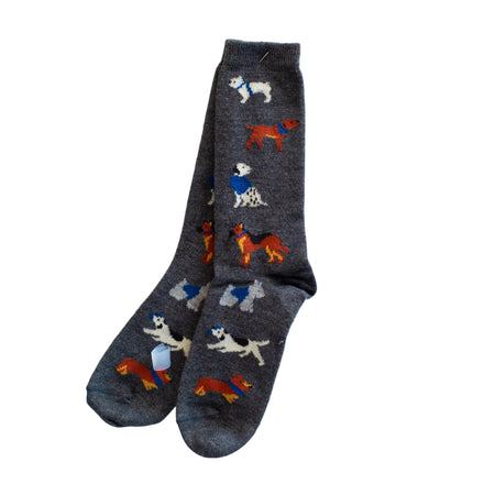 Dog Pattern Alpaca Socks