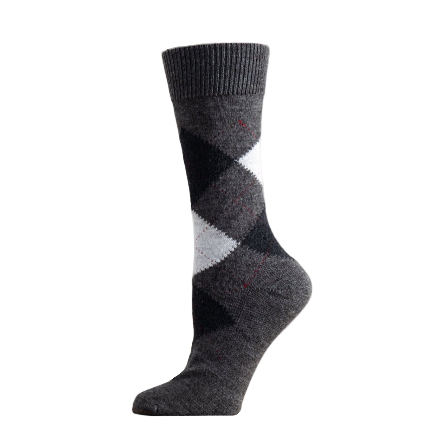 Argyle Alpaca Socks in Navy Blue Argyle, Size XL Argyle Alpaca Socks in Navy Blue Argyle, Size XL