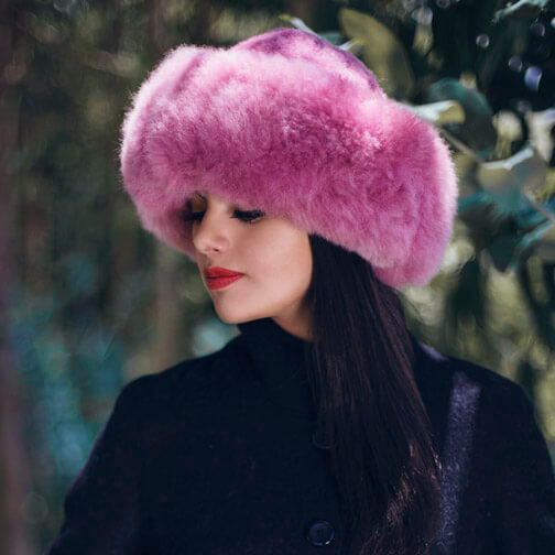 Luxury Baby Alpaca Fur Hat