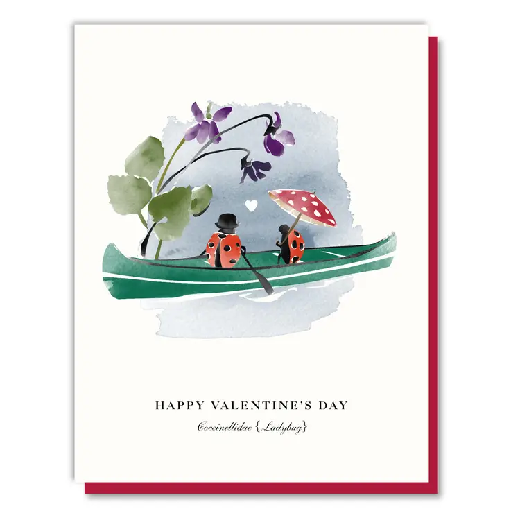 'Ladybug Couple' Valentine Card