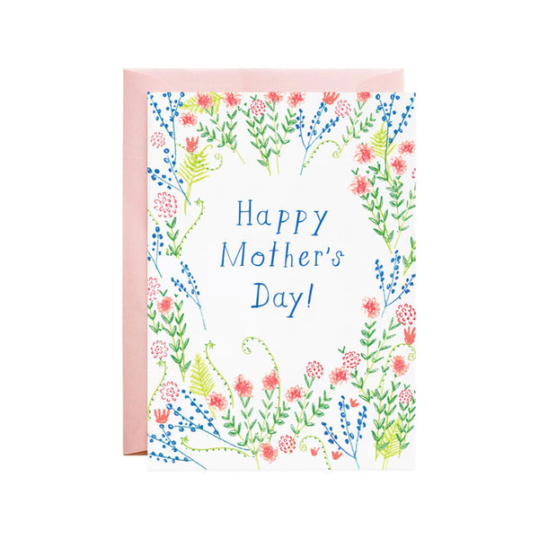 'Mother's Day Wildflowers' Mother's Day Card