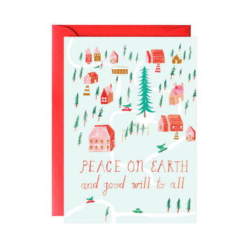 'Good Will to All' Greeting Card