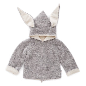 Oeuf Reversible Rabbit Alpaca Hoodie