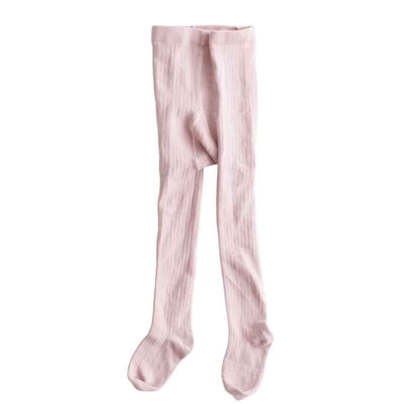 Lali Ribbed Handknit Cotton Tights