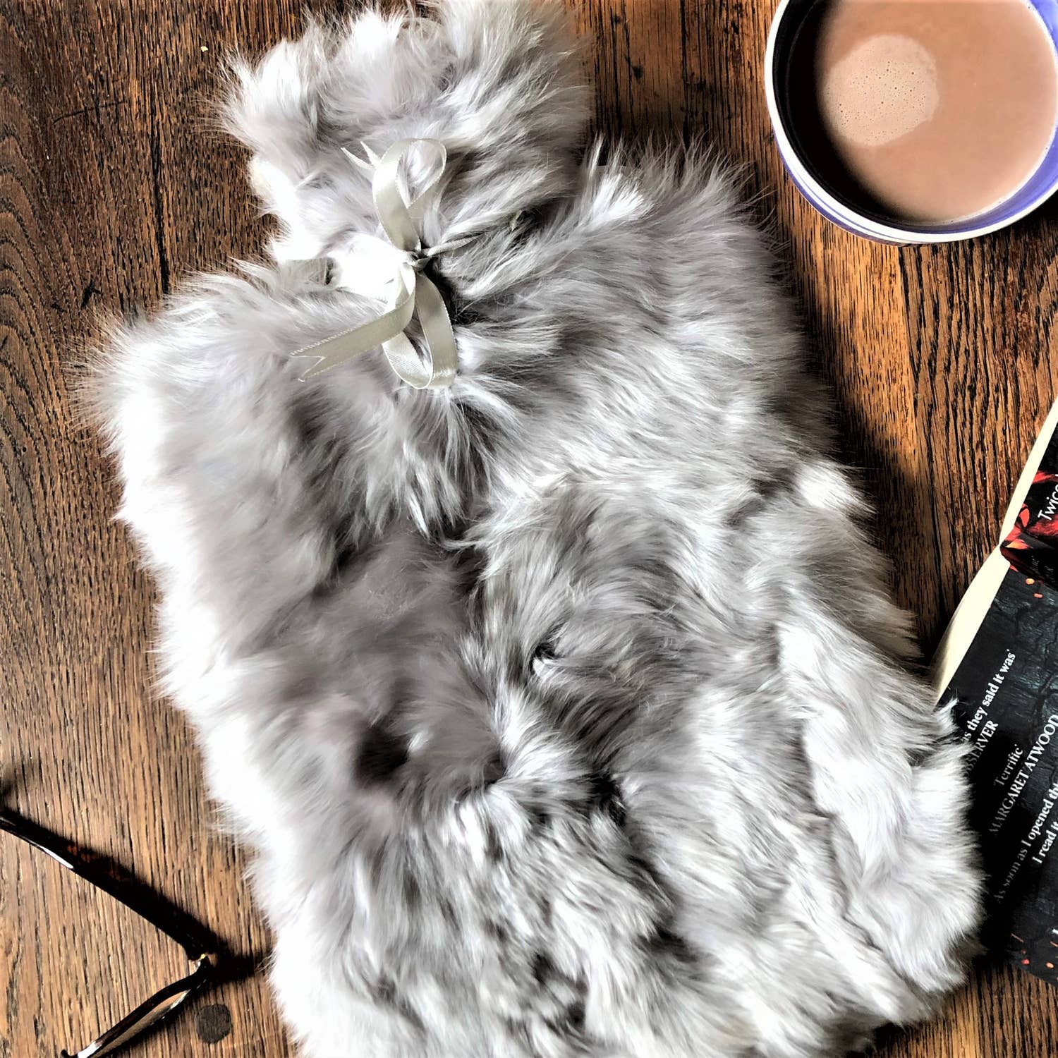 Samantha Holmes Alpaca Fur And Lambskin Hot Water Bottle