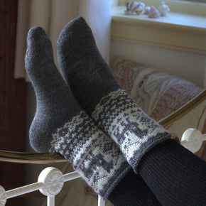Samantha Holmes Fair Isle Bed Socks