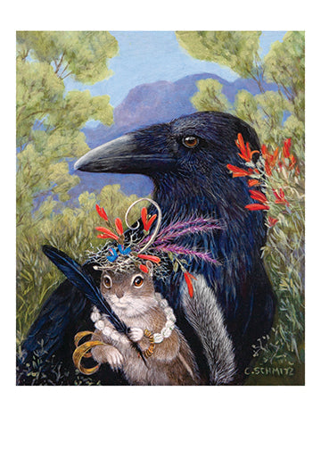 'The Raven's Friend' Card